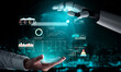 © InfiniteFlow - An AI financial and marketing KPI dashboard for business analytics. An AI report showing profit, revenue, and customer conversion rate data. Motif