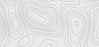 © wiwin - Topographic map contour lines vector background, abstract geographic line art pattern