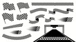 © Toro166 - Racing Checkered Flag and Finish Line Graphic Set