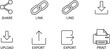 © primababi - Digital share download and web link icons