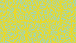 © jayed - Doodle abstract vector pattern on Aquamarine color with Canary Yellow background. Fun Aquamarine doodle lines pattern