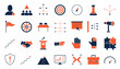 © Relly - Clean Flat Vector Leadership and Business Management Icon Set