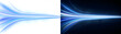 © Tanay - Light Streaks blue glowing curved speed lines converging to a bright vanishing point ideal for overlays available in PNG, Transparent and Black Background Versions for digital design projects