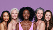 © Visual Studio - <Beautiful Diversity: Portrait of Multicultural Women Celebrating Empowerment and Positive Vibes in Fashion Photography>