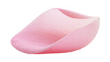 Delicate pink rose petal with fine veins