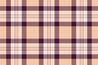 © Olena - Traditional tartan plaid design with a classic woven appearance and orange and dark tones. The seamless pattern recreates the look of woven fabric and works well as a decorative surface background.