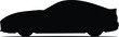 © MstRasheda - Black silhouette of a modern sports car profile with silhouette transportation automotive isolated mobility transport transporting business roadster