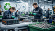 © Syuhud - EV battery recycling facility supporting circular clean transportation
