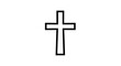 © Maulidaa - Cross symbol represents a sacred icon widely recognized for its importance in religious faith traditions.