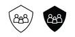 © basit - Family insurance icon outline elements set