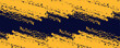 © Ariel - Yellow and black backdrop with dot halftone pattern element. Abstract brush grunge background.