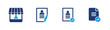 © AhmadTriwahyuutomo - Vendor onboarding icon set. vendor, registration, verification, approval, procurement. solid style icon collection