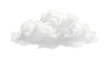 © Sapphire - Fluffy white cumulus cloud isolated on a transparent background for design
