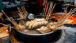 © ADDICTIVE STOCK - Eomuk skewers at Bupyeong Market, Busan, South Korea