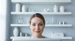© Rengga - Businesswoman Working On Laptop In Minimalist Home Office