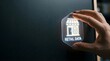 © Rio Ai - A hand placing a glowing retail data icon on a dark surface for digital business analytics insight