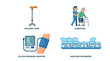 © Doni - Elderly woman receives walking care from caregiver with medical equipment.