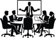 © Sky - Business Meeting Silhouette Vector Illustration