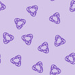 © sevector - recycling water saving line seamless pattern recycling water saving thin line illustration
