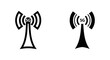 © MostIsratJahan - 5g network signal tower communication icons with communication technology internet connectivity telecommunication broadband wireless connection infrastructure