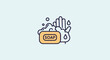 © Vano - Soap Bar with Bubbles and Hand.