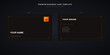 © Ustocker - Modern Professional Business Card Template with Grid Design