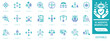 © MDYanur - AI Agentic Workflow Flat Icons Set,with Autonomous AI Process, Network, Search, Healthcare, Ethics and Security Automation