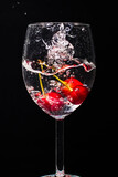 drink, czerwień, wiśnia, alkohol, owoc,