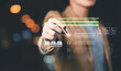 © Images for you - Compliance officer verifying digital documents through document validation, regulatory compliance, quality assurance, audit management, records control, information governance, workflow automation