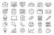 © Alone - Office and Business Essentials Line Editable Icon Set