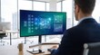 © Haroon - Legal technology concept, modern law firm office, digital justice system, AI-powered legal solutions, innovative legal tech, future of law, business and legal services