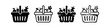© Victor - Shopping Basket Produce Icons - Mixed Style Variations Set