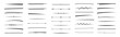© Jayanto - underline vector set. Hand drawn grunge brush black stroke lines collection marker line set. art line set isolated on white background. vector eps file.