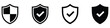 ©   welcome SAIFUL - Shield icon with check mark symbol for security, protection, trust and verified safety concepts, vector design
