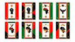 © Lasih - pan african symbols set, black power icons