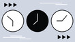 © NurArif - Modern Urgent Clock and Calendar Icon Illustration, Creative Overtime Work Stress Graphic Layout