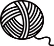 © Lembayungvibe - Hand Drawn Yarn Ball Outline Illustration