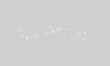 © ikril - Sparkle particle Christmas light effect with blur spot glow and gold shine. Bright bokeh blends with magical stardust, radiant highlights and soft illumination. Png illustration.