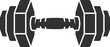© Aikin - A minimalist dumbbell icon representing strength training, fitness, weightlifting, and gym workouts. Ideal for fitness apps, sports branding, wellness content, and exercise-related designs