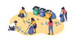 © Mardim - People collecting and sorting recyclable waste.