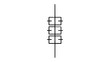 © umar - A clean flat vector line icon showing a food skewer on a stick, suited for grill house branding, recipe layouts, or summer party materials.