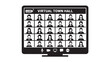 © sohaib - Computer monitor displays a virtual town hall meeting with multiple participants connected via video conference.