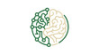 © LARASWATI - AI Brain Concept: Human Mind Meets Artificial Intelligence Circuitry
