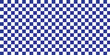 © Murshid123 - minimal game chacked board textiel blue and white square pattern wall decoration wallpaper. vector illustion fabric pattern design.