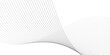 © ak - Wavy lines on white background abstract linear graphic design