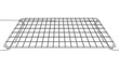 © baco - Empty metal wire cooling rack on white background.
