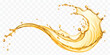 © SHAFAAT - abstract 3d olive or engine oil wave splashing in different style isolated on white background