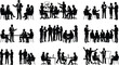 © Ayesha - Business Meeting Teamwork Corporate Presentation Office Discussion and Professional Collaboration Silhouette Collection
