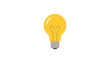 © Abitha - Yellow Light Bulb Close Up.