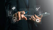 © ภาคภูมิ ปัจจังคะตา - Consistency, professional managing process consistency and quality assurance through digital workflow, compliance, performance monitoring and operational optimization on a smart interface.